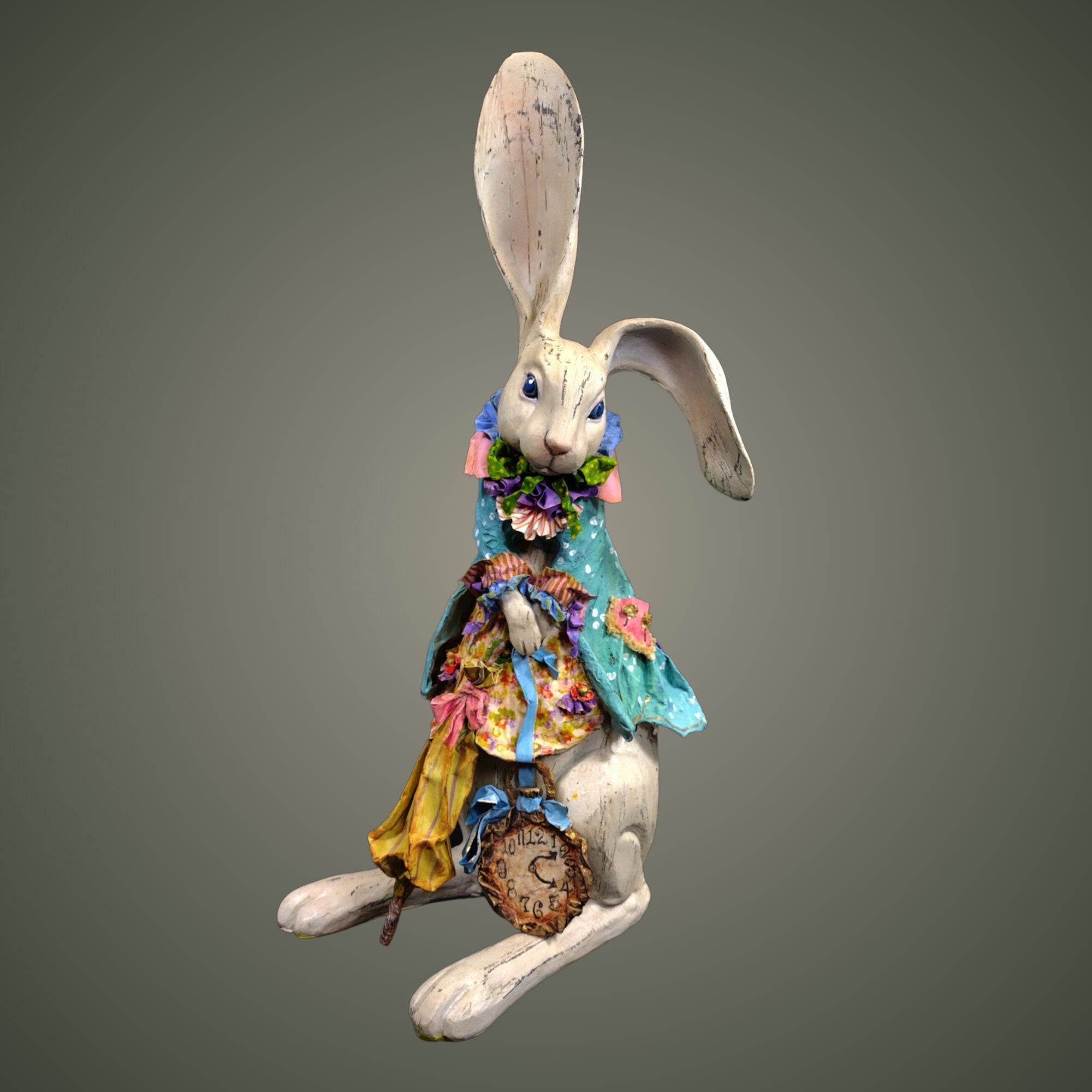 Alice in Wonderland Earrings Rabbit Im Late Earrings 925 -  Denmark