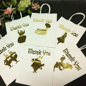 Alice in Wonderland Party Gift Bags