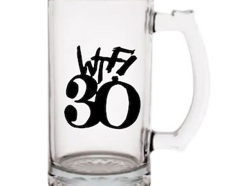 30th Birthday 26.5 oz Beer Mug