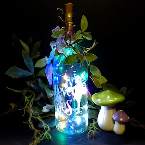 Magic Fairy Lighted Wine Bottles, Believe in Fairies Night Light