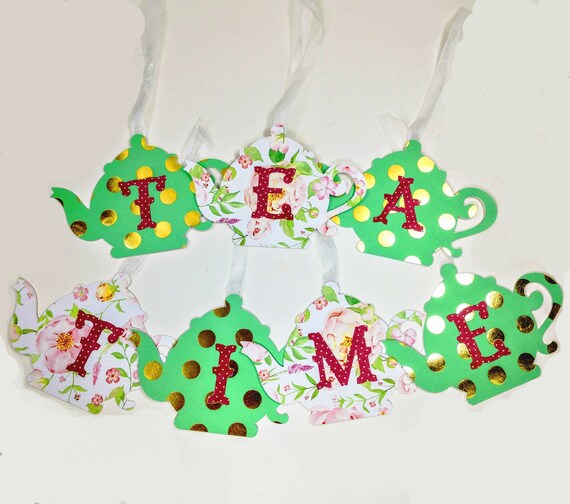 Tea Time Banner Il_570xn