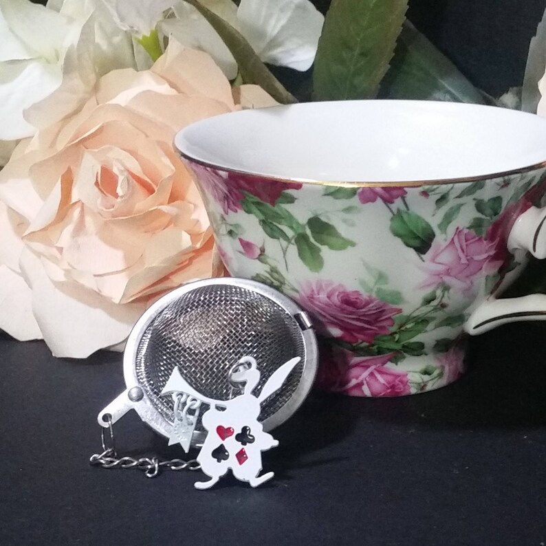 Alice in Wonderland Tea Infuser White Rabbit Tea Infuser Etsy