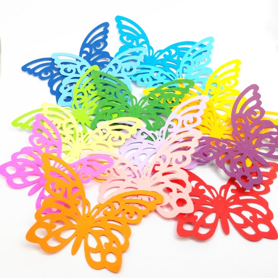 Die Cut Butterflies, DIY, Set of 30, Lace Butterflies by Will O' the