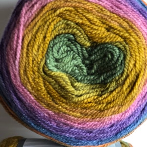 Self-striping, Cakes yarn, multicolor yarn, Acrylic yarn, for knitting, crochet ,for any project