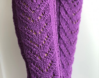 Merino Wool Soft Knitted Legwarmers, Leg warmers,boot cuffs, leg warmers in Lavender color or Select Color