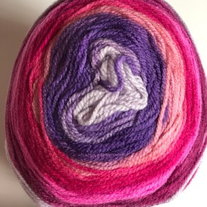 Self-striping, Cakes yarn, multicolor yarn, Acrylic yarn, for knitting, crochet ,for any project