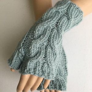 More colors available Soft Knitted Fingerless Gloves made using Alpaca yarn Warm gloves,Arm warmers, Women gloves, Wrist WarmersSELECT COLOR