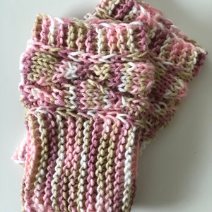 Pink shade boots cuffs, acrylic boots cuffs ,stripes Boot Cuffs,Knitted Boot Toppers, Women leg warmers,Accessories