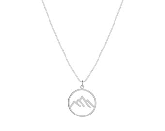 | Mountain Necklace Ssread Silver
