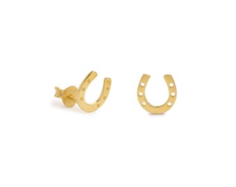 Horseshoe earrings | Gold Bath