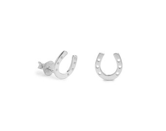 Horseshoe earrings | Sterling Silver