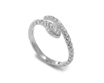 Adjustable Snake Ring | Sterling Silver