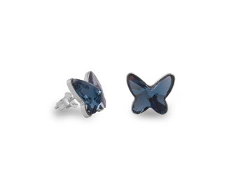 Small | Borboleta earrings Sterling Silver and Swarovski