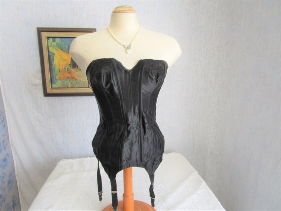 50s 36 B Gossard Merry Widow Strapless Basque Bra