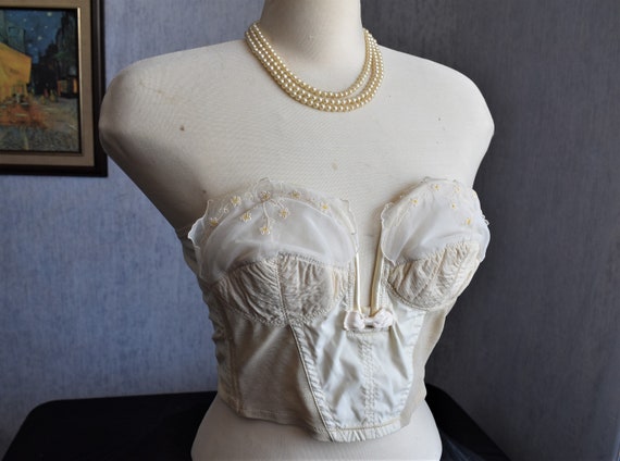 50s 36 B Lilly Dasche Nemo Bra Strapless Wired Tor