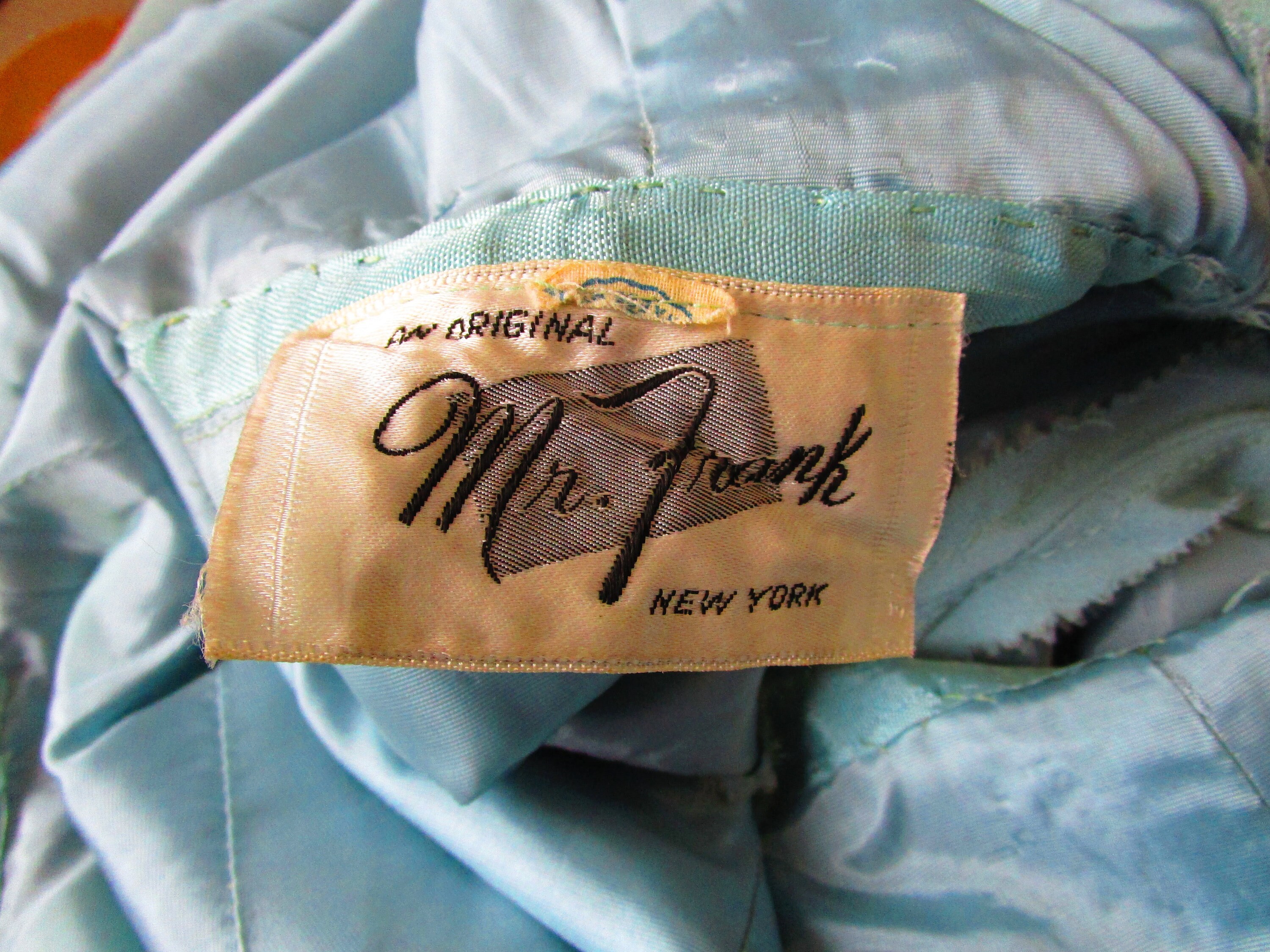 50er Jahre L Herr Frank Perlen Crepe Abendkleid Seafoam grün | Etsy