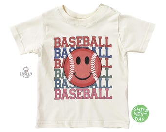 Retro Baseball Toddler Shirt: Funny Sport Game Day Tee