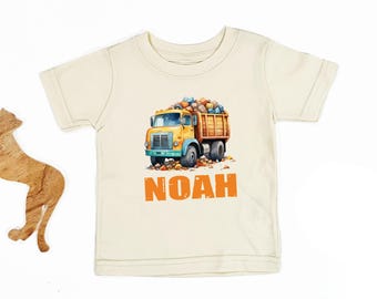 Personalized Boys Back to School Shirt: Vintage Truck, Custom Name