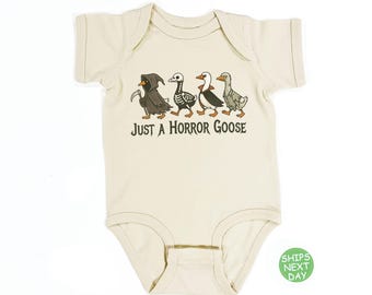 Mono de bebé Horror Goose®: mono divertido de Halloween