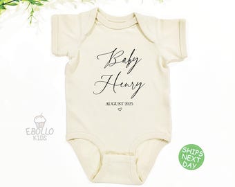Body personalizado de anuncio de bebé®: Body personalizado "Próximamente"