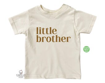 Retro Little Brother Shirt – New Baby Gift Tee