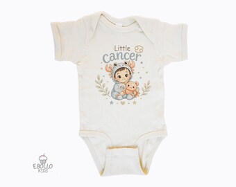 Little Cancer Baby Onesie® - Cute Zodiac Astrology Bodysuit for Cancer New Baby Gift