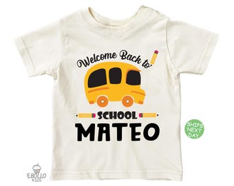 T-shirt personnalisé pour la rentrée des garçons - T-shirts enfant personnalisés