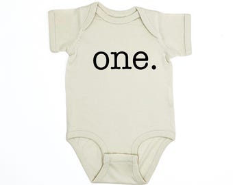 First Birthday Onesie®: Classic One Year Old Outfit Bodysuit