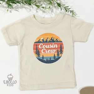 Cousin Crew Toddler Shirt - Matching Cousin Club T-shirt - Cute Toddler Tee - Family Cousin Outfits - Natural Shirts - Little Cousin Shirt
