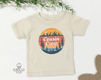 Cousin Crew Toddler Shirt: Matching Family Outfits, Natural Tee
