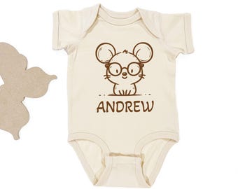 Personalized Retro Baby Onesie®: Custom Name Bodysuit