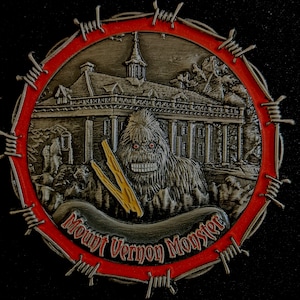 Mount Vernon Monster Bigfoot Challenge Coin
