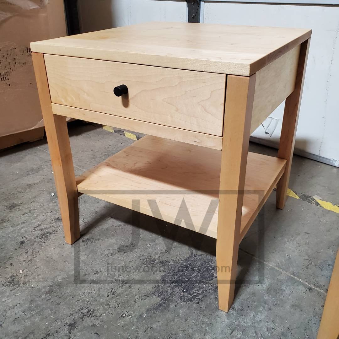 Maple Nightstand Etsy