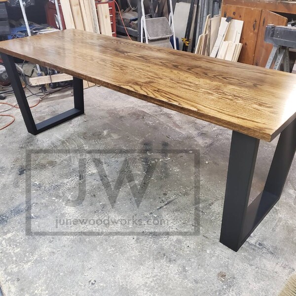 Custom for Mike Minimalist Oak desk, Contemporary Dining Table