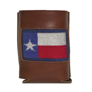 Texas Flag Needlepoint Can Cooler