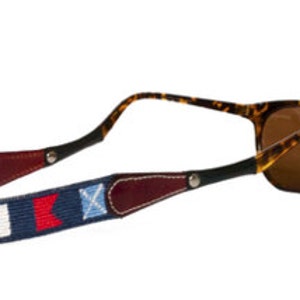 Nautical Needlepoint Sunglass Straps