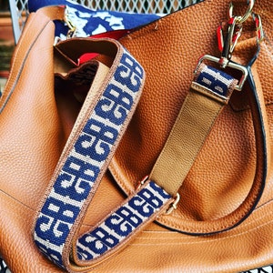 Adjustable Crossbody Needlepoint Strap