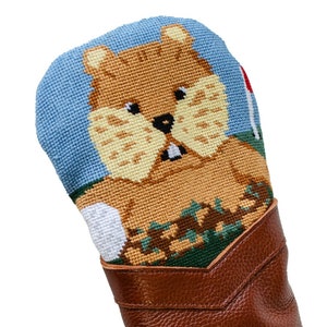 Gopher Golf Needlepoint Driver Headcover