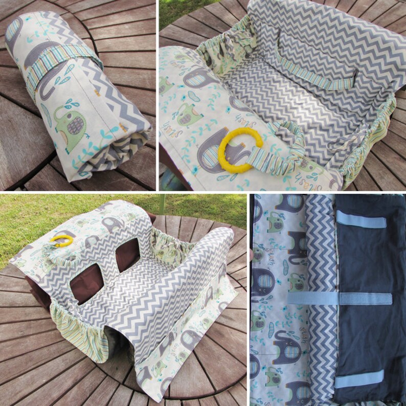 Shopping Trolley / Cart Seat Liner Padded Clean Baby Capsule & Etsy