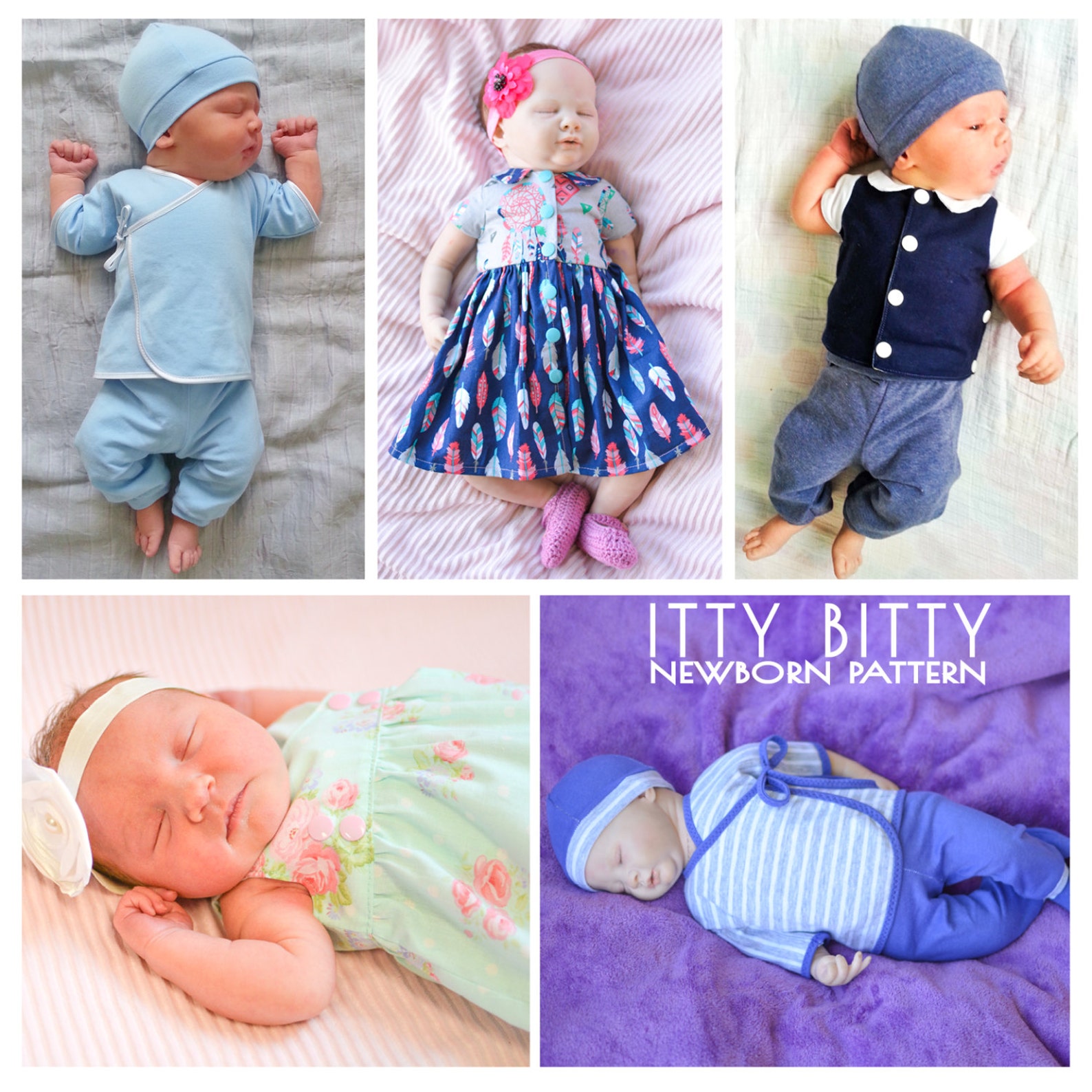 ITTY BITTY Newborn & Premature Prem Baby Sewing Outfits Micro Etsy