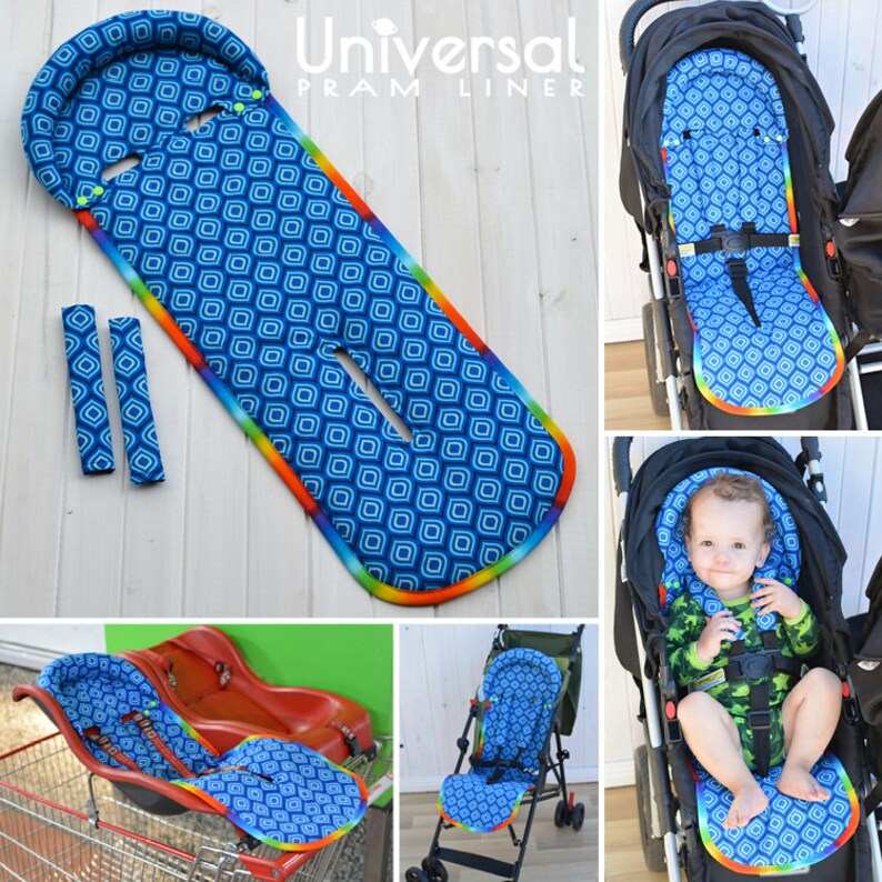 Universal Fit Seat Liner Pattern PRAM STROLLER With Matching Etsy