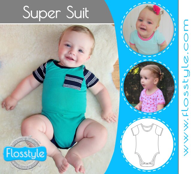 SUPER SUIT SET baby Short & Long Sleeve onesie dress top / | Etsy