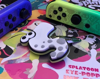 Splatoon Inspired Squid Hairclip