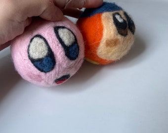 Needle Felted Character Dryer Balls
