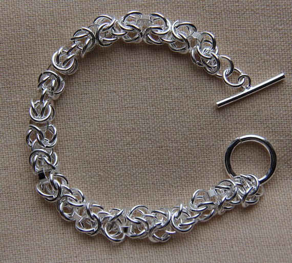 Sterling Silver Bracelet 925 silver plated Fashion Etsy