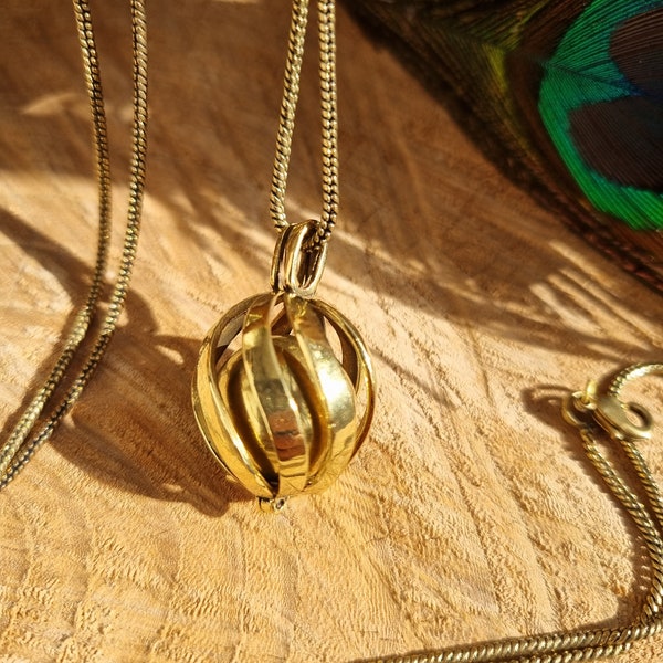 Harmony Ball Long Chain Necklace
