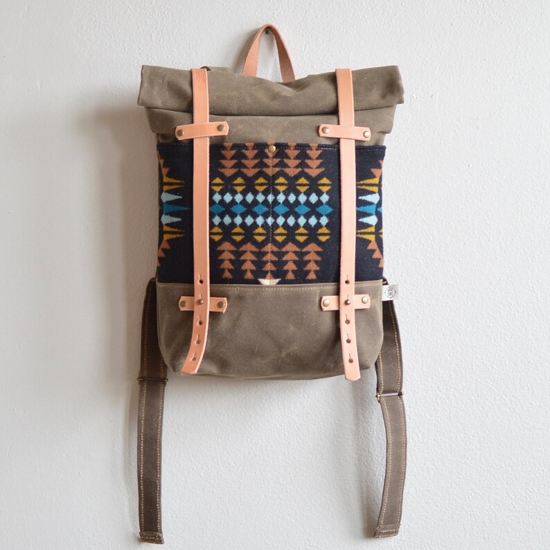 etsy canvas backpack