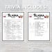 Alaska Trivia | Alaska Trivia Game | Printable Alaska State Trivia ...