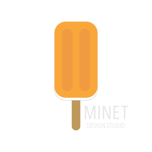 Orange Creamsicle Asset | Popsicle Poster T Shirt | svg png eps jpg files | Clipart | Svg for Shirts Posters