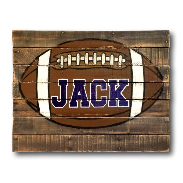 Football Nursery Art Etsy
